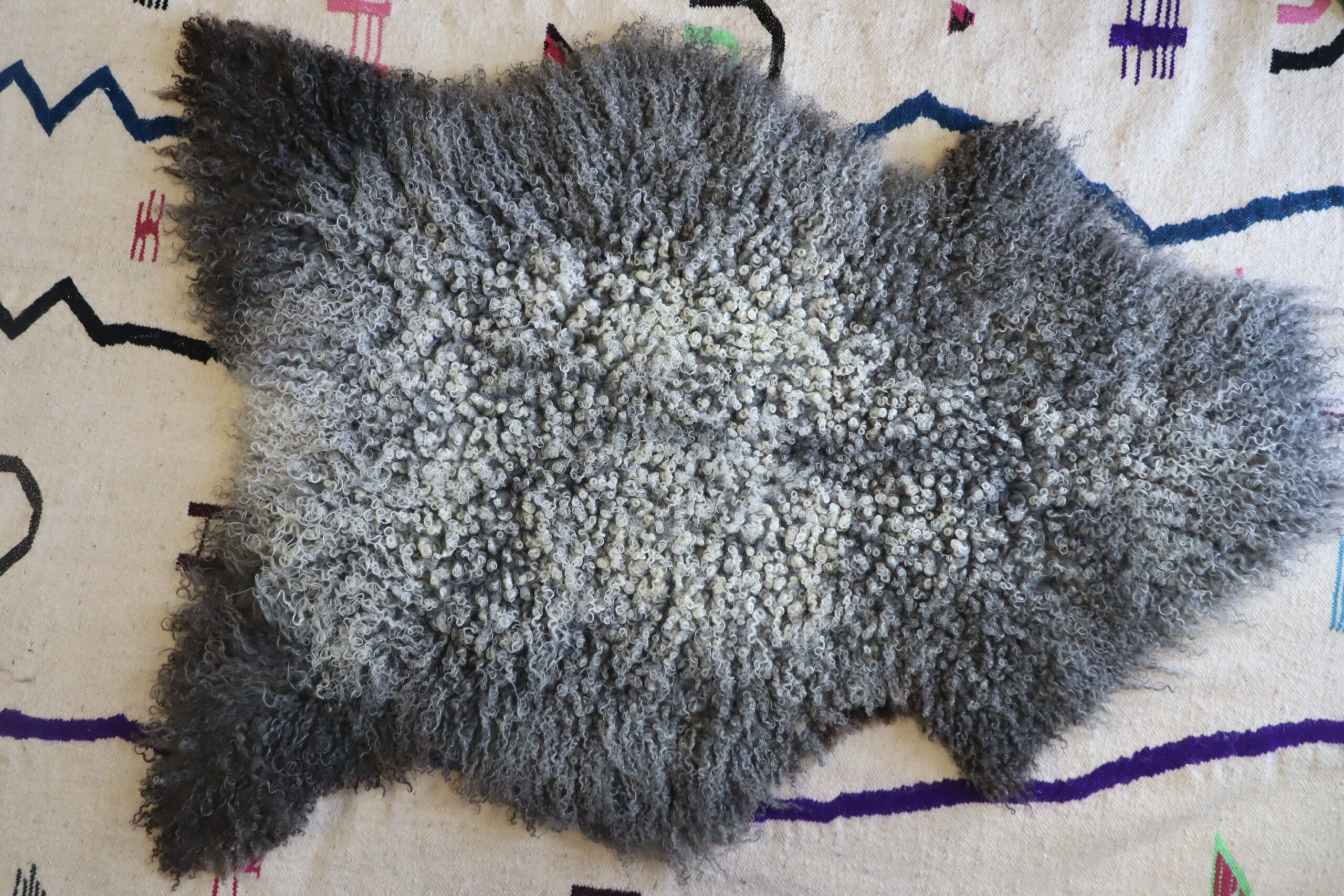 (XL) Variegated Gotland Sheepskin - Image 2